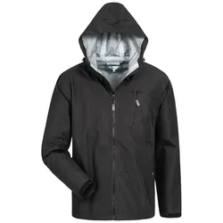 Softshell-Regenjacke "PATTANI" schwarz - M - schwarz