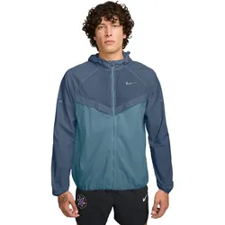Nike Herren Stride Hip Length Hooded Jacket blau