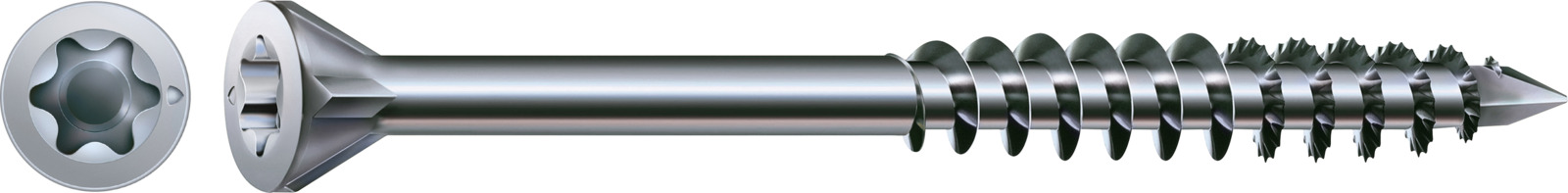SPAX für Massivholz-Fußböden - Teilgewinde, Senkkopf, T-STAR plus T10, CUT-Spitze, WIROX 35703503203011