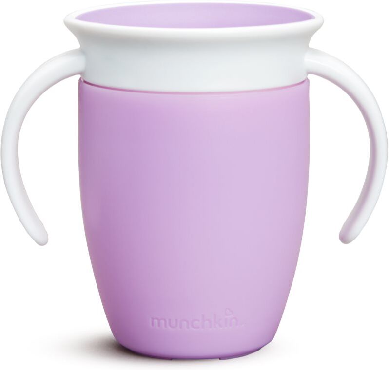 Munchkin Miracle 360° training cup with handles Purple 6 m+ 1 pc