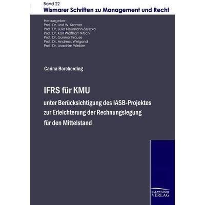 Ifrs für Kmu, Taschenbuch von Carina Borcherding, EHV Academicpress, 978-3-86741-141-7