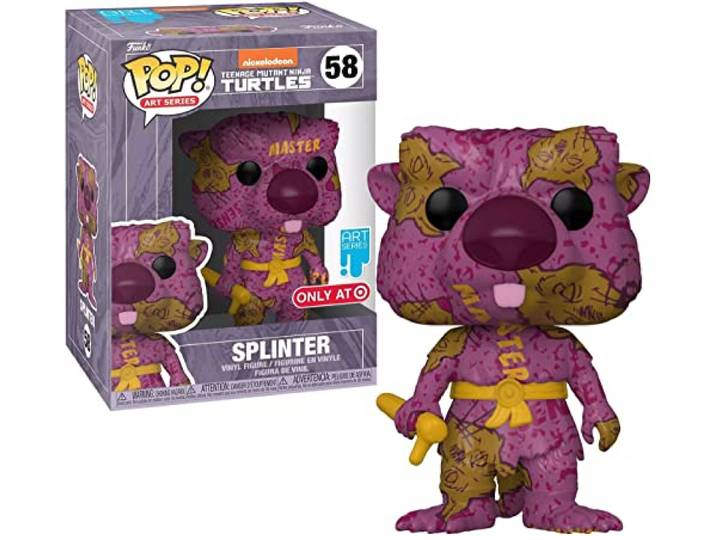 Funko Ninja Turtles Pop! Artist Series Vinyl figuur Splinter 9 cm
