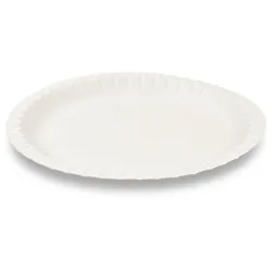 VEPATIM 1000x BIONATURE Pappteller aus Frischfaser rund O18cm fettdicht weiß