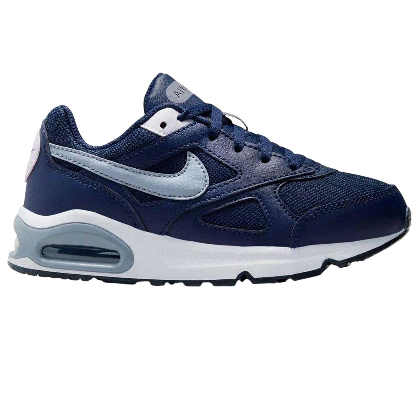 Nike - "Air Max" Sneaker für Jungen, Leder (Marine/Grau)
