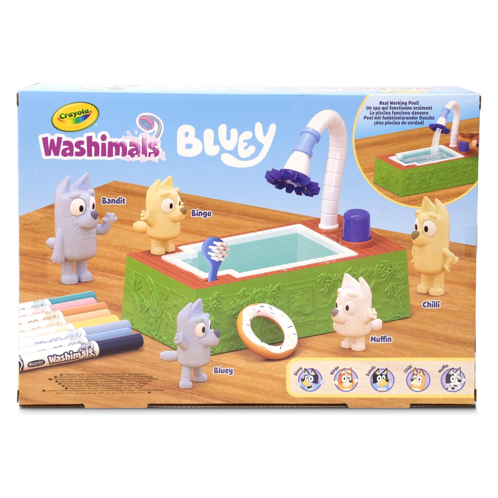 Crayola Washimals Bluey Bastelset mit Pool und Welpen (64914440)