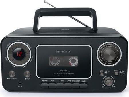 Muse M-182 RDC Analoge Radio met CD-speler, FM/MW en LED-display