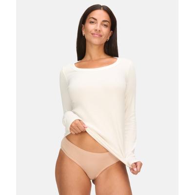 Slip HUNKEMÖLLER "Multipack Cotton Short", Damen, Gr. XS, beige, 95% Baumwolle, 5% Elasthan, Unterhosen Slip