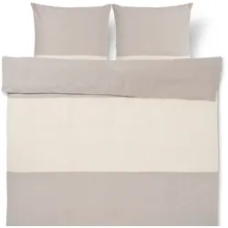 Tchibo - Flanell-Bettwäsche - taupe