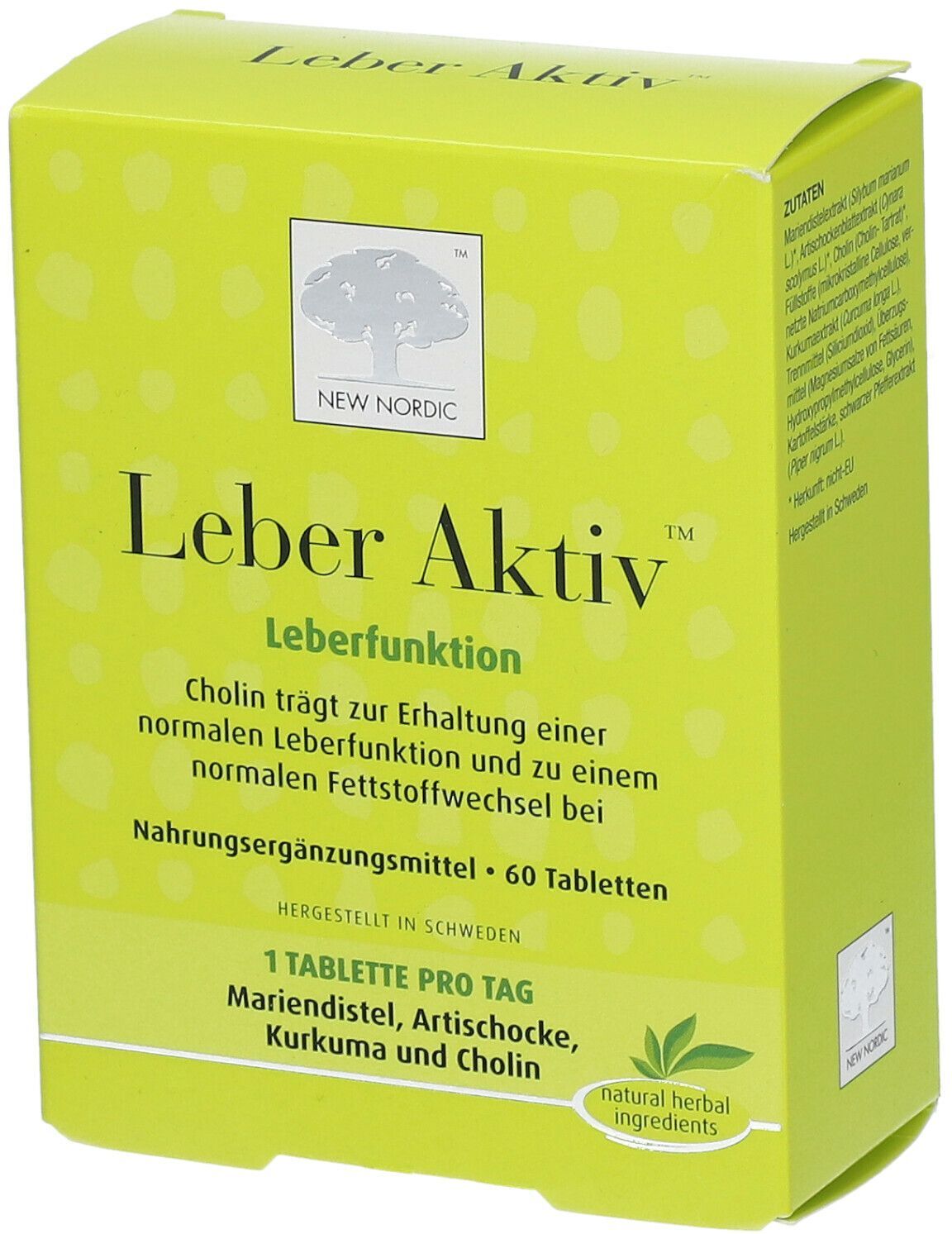 NEW NORDIC Leber Aktiv Tabletten 60 St
