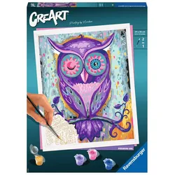 Ravensburger Beschäftigung - CreArt - Malen nach Zahlen 28990 – Dreaming Owl