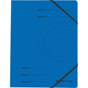 Herlitz Eckspanner 11387180 easy orga, A4, Karton, blau