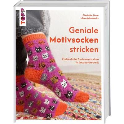 Geniale Motivsocken stricken, Gebundene Ausgabe von Charlotte Stone, Frechverlag GmbH, 978-3-7358-7170-1