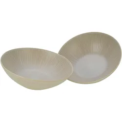 CreaTable Vesuvio, Schüssel + Schale, Beige
