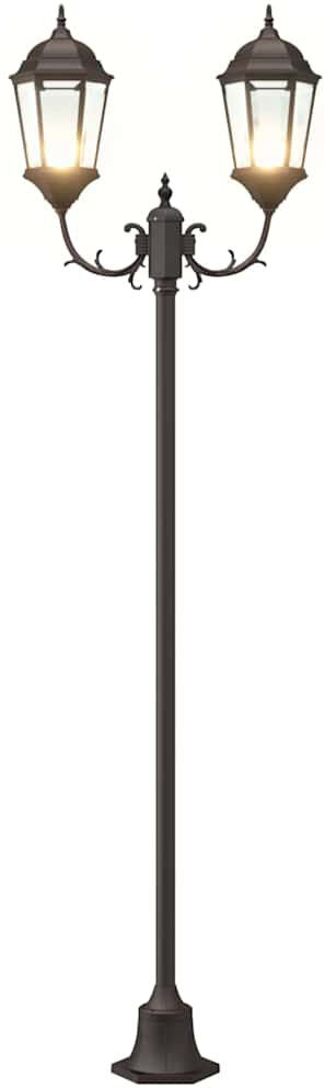 Ophelia & Co. Garden Light Aluminium and Glass Pathway Lights Outdoor Lighting Bronze Aluminum 235cm H x 68cm W x 20cm D