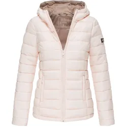 MARIKOO Damen modische Steppjacke Übergangsjacke mit großer Kapuze Lucy