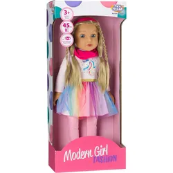 Modern Girl! Puppe Blond mit Einhornkleid, 45 cm