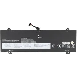 AccuCell Akku passend für Lenovo Yoga C750, Li-Polymer, 15,36V, 4620mAh, 71Wh (4620 mAh), Notebook Akku, Schwarz