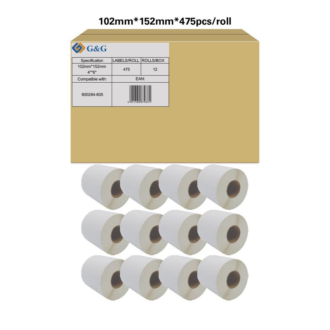 G&G Etiketten 102 x 152 mm 12 St. ET-Z-G-800284-605 Adress-Etiketten (ET-Z-G-800284-605)