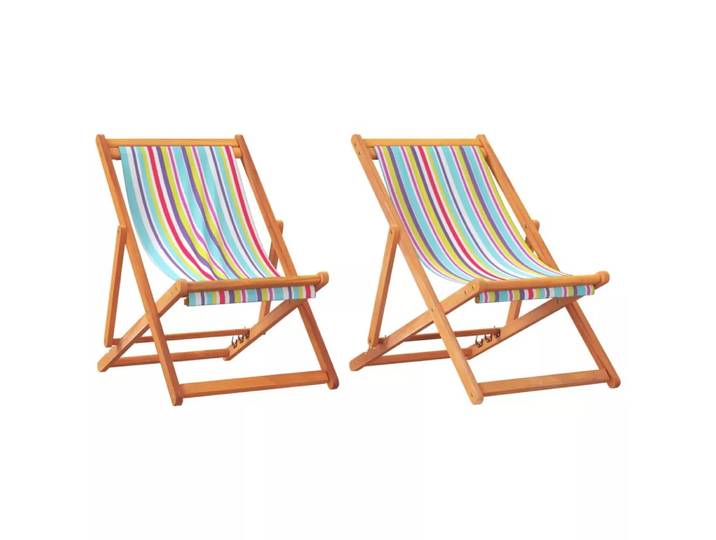 VidaXL - Liegestuhl gewebe, One Size, Multicolor