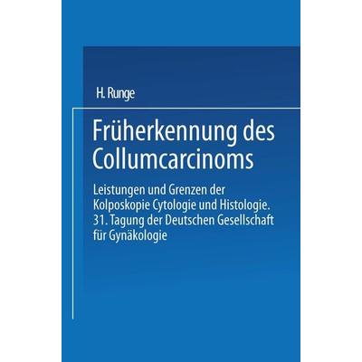 Früherkennung des Collumcarcinoms, Taschenbuch von , Springer Berlin, 978-3-540-02141-4