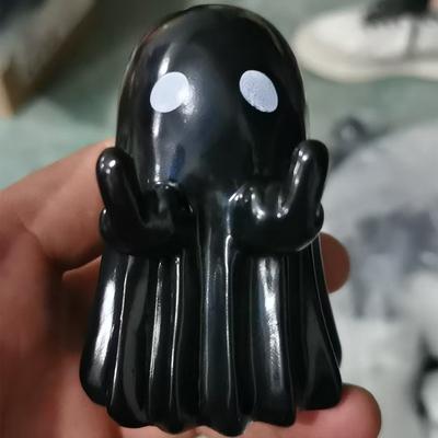 Combo Retail Shop Cute White Ghost Party Decoration, Product Festival Ornament, Study Desk Gift For Guests, Courtyard Small Ornament black
