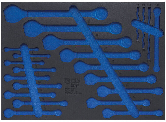 BGS Insert de servante d'atelier 3/3 vide pour art. 4012 ; BGS technic (4012-5)