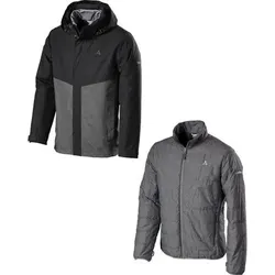 SCHÖFFEL Herren Doppeljacke 3in1 Jacket Beaverton2, Größe 46 in Schwarz Schwarz
