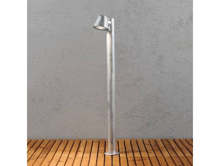 Konstsmide Wegeleuchte TRIESTE, alu / grau / zink, Metall, Modern, Außenleuchte