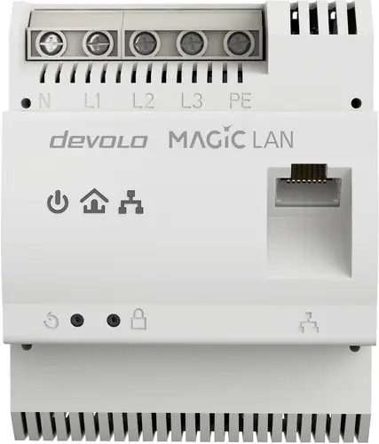 Devolo Magic 2 LAN Powerline DINrail Adapter 8528 EU Powerline 2400MBit/s