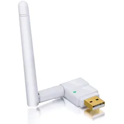 CSL - WLAN-Dongle, WLAN Stick, 300 Mbit/s, mit abnehmbarer Antenne, USB 2.0 Stick