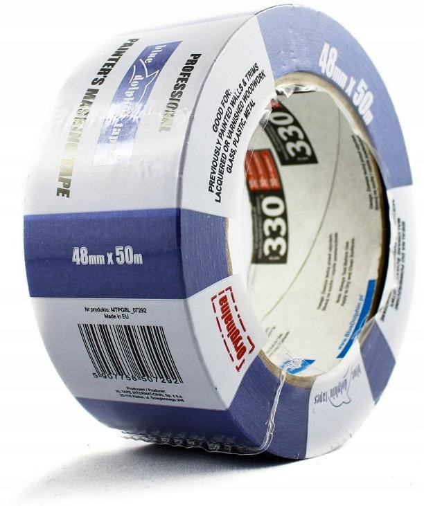 Blue Dolphin Professionele afplaktape, 48 mm