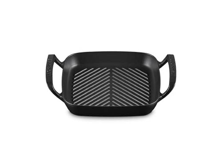 LE CREUSET Grille carrée en fonte pour barbecue d'extérieur