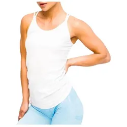 Gymhero, Damen, Sportshirt, Klassisches Basic-T-Shirt (M), Weiss