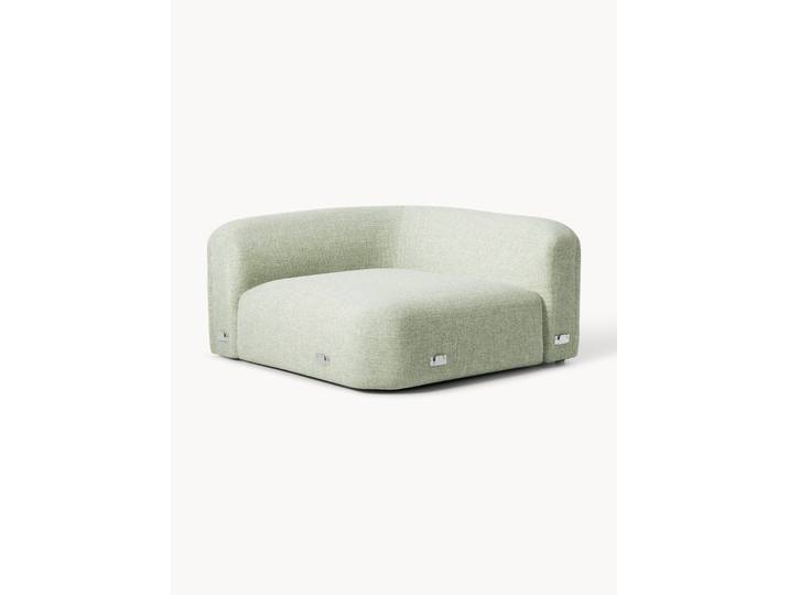 Rundes Bouclé-Eckmodul Wolke