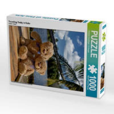 CALVENDO Puzzle Travelling Teddy in Kuba | 1000 Teile Lege-Größe 64x48cm Foto-Puzzle für glückliche Stunden