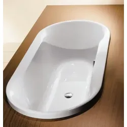Hoesch Spectra Acryl-Badewanne oval, weiß, 1900 x 900 mm, Wassertiefe 470/480 mm