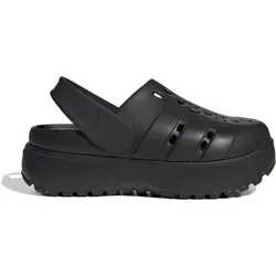 ADIDAS Damen Badepantoletten Adilette Plateau-Clog, Größe 38 in Schwarz Schwarz