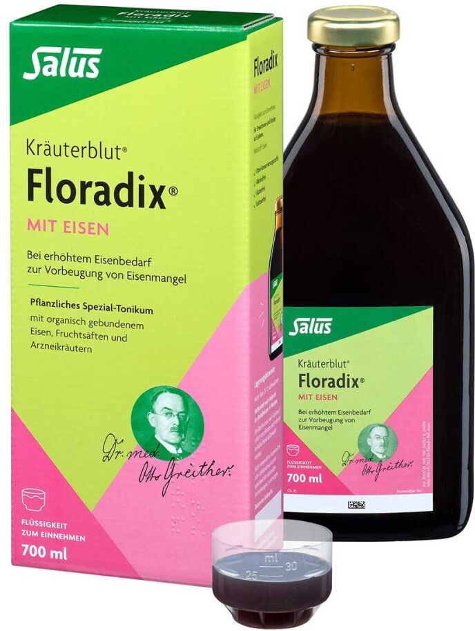 Salus Kräuterblut Floradix mit Eisen 700ml