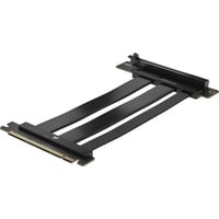 Premium PCIe 5.0 ×16 Riser-Kabel, Verlängerungskabel schwarz, 175mm, Schwarz