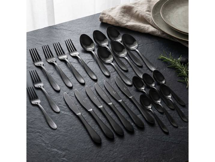 Besteckset 24-tlg., schwarz