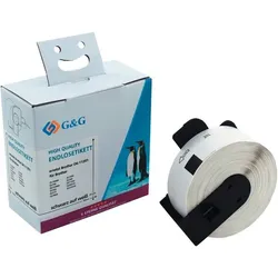 G&G Premium Etiketten 29 x 90 mm, kompatibel zu Brother DK-11201, schwarz auf weiß. Packung = 400 Etiketten.