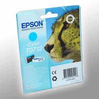 Epson Tinte C13T071240 cyan T0712