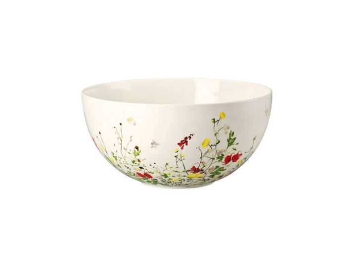 Rosenthal Schüssel Rosenthal Brillance Bone China Fleurs Sauvages Schüssel 26 cm, Porzellan, (1 Schüssel)