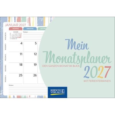 Mein Monatsplaner 2027