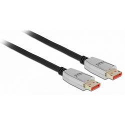 Delock DisplayPort Anschlusskabel DisplayPort Stecker 2 m Schwarz 87041 4K UHD, vergoldete Steckkontakte, dreifach geschirmt DisplayPort-Kabel