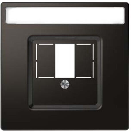 Merten Plaque centrale anthracite découpe rectangulaire MEG4250-6034 (MEG4250-6034)