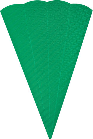 Wellpappe-Schultüte, grün, 68 cm