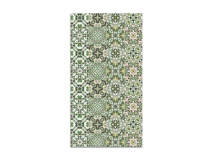 Tapis vinyle tuile hydraulique orientale vert 120x170cm