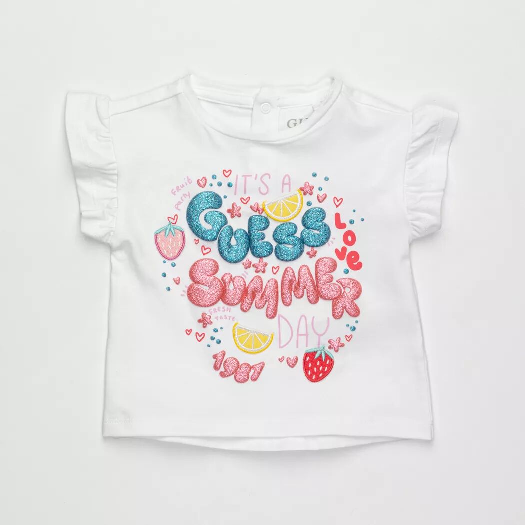 Guess - T-Shirt, 6-9M, Weiss