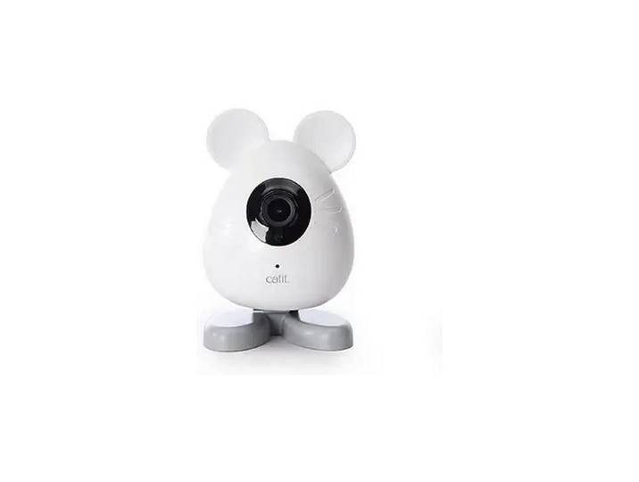 Überwachungskamera CATIT Pixi Smart Mouse Weiss , weiss (weiß), B:7cm H:10cm T:7cm, Überwachungskameras, Überwachungskamera